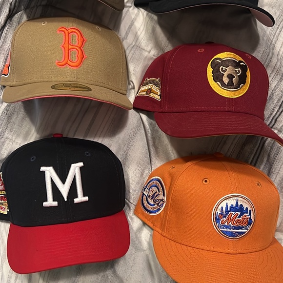 Fitted Hats For Sale all Size 7 1/8 - Picture 2 of 4